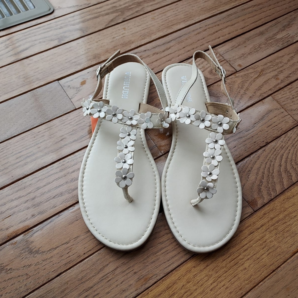 Creamyish white flats